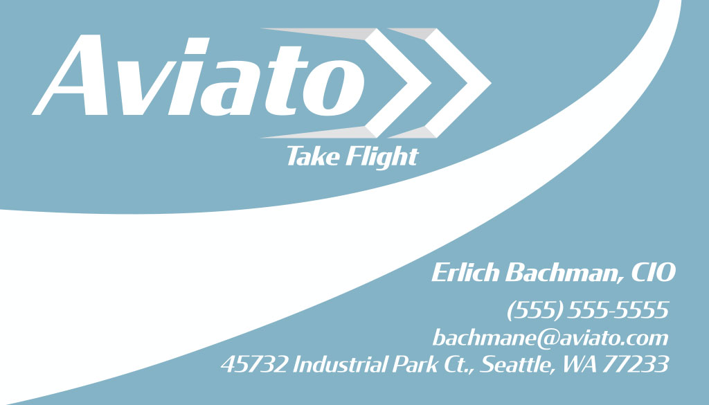 AR 240 Graphic Design Processes - Business Card