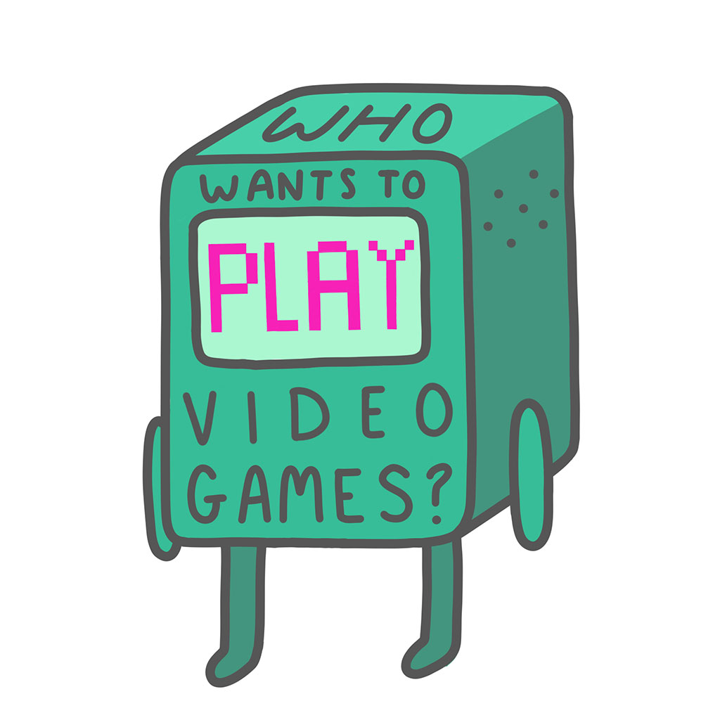 AR 440 Advanced Typography - Video Game Typography Illustration